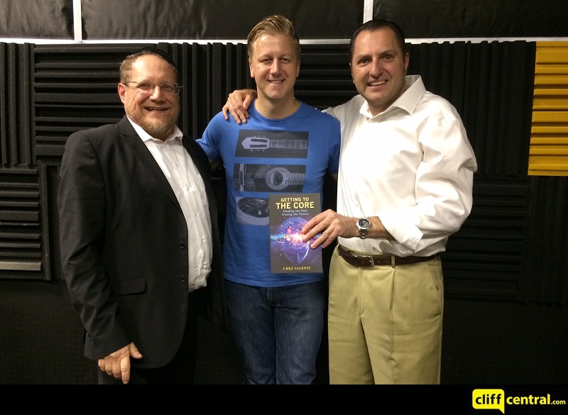 Chez Valenti with Gareth Cliff and Rabbi Zeev Kraines